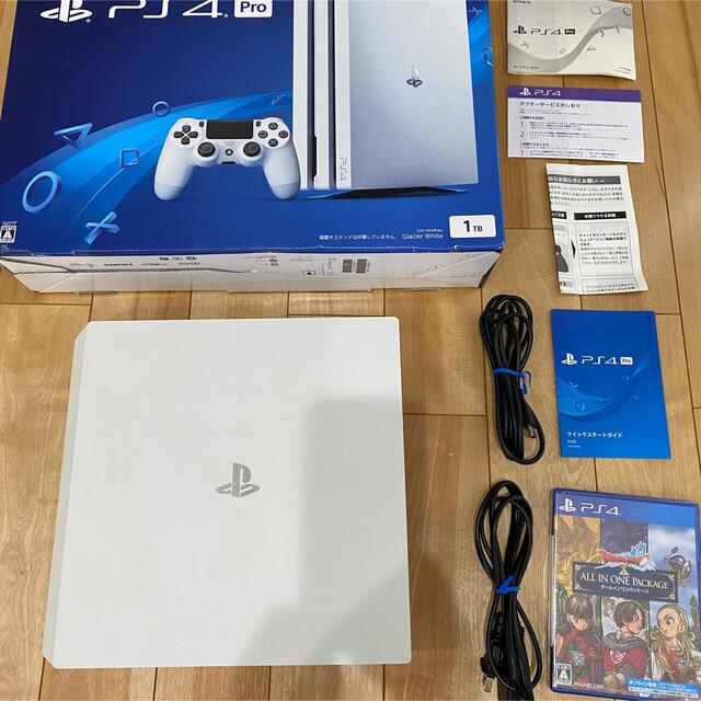 Playstation4 Pro Ps4 Console Glacier White 1tb Cuh-7000bb02