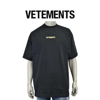 バレンシアガ(Balenciaga)のヴェトモン　Tシャツ　UE52TR120X 黄　ロゴ　新品　未使用(Tシャツ/カットソー(半袖/袖なし))