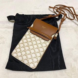 celine - セリーヌ フォンポーチ モバイルポーチ ショルダーバッグの