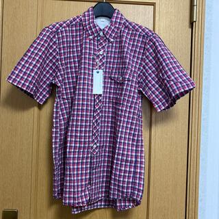 イオン(AEON)のチェックシャツ半袖新品Ｓサイズ(シャツ)