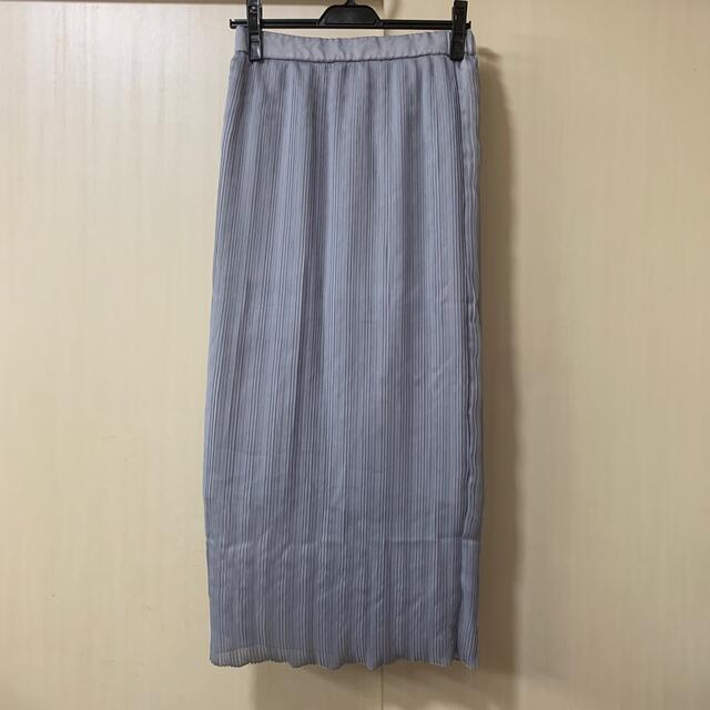 SENSE OF PLACE by URBAN RESEARCH(センスオブプレイスバイアーバンリサーチ)のセンスオブプレイス　ブルーのロングスカート レディースのスカート(ロングスカート)の商品写真
