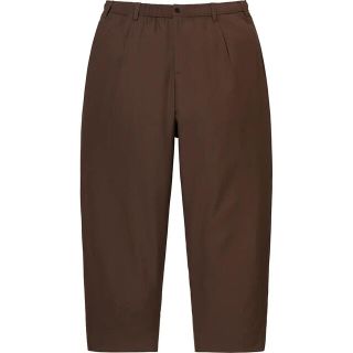 シュプリーム(Supreme)の34 ブラウン Supreme Pleated Trouser Brown 新品(スラックス)