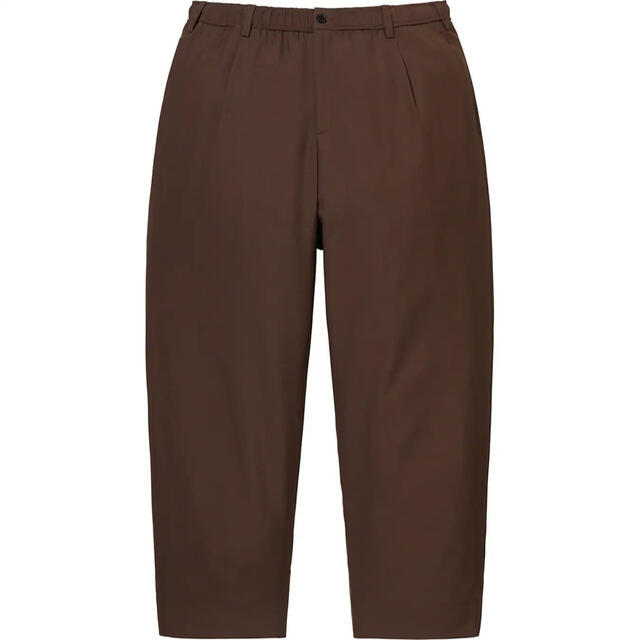 Supreme(シュプリーム)の32 ブラウン Supreme Pleated Trouser Brown 新品 メンズのパンツ(スラックス)の商品写真