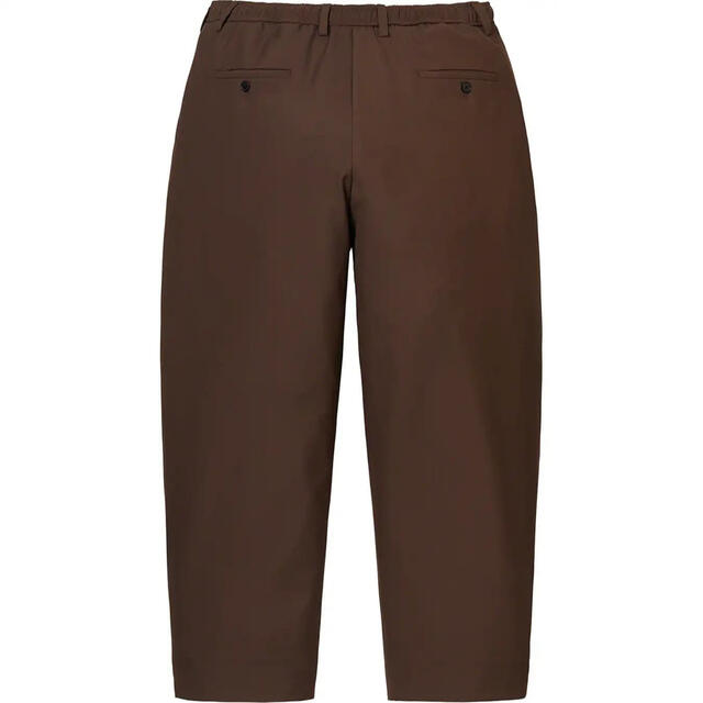Supreme(シュプリーム)の32 ブラウン Supreme Pleated Trouser Brown 新品 メンズのパンツ(スラックス)の商品写真