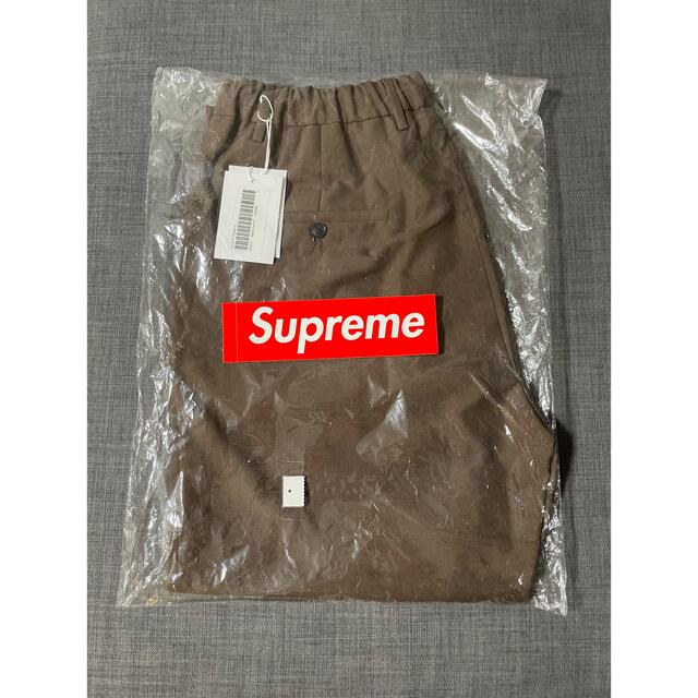 Supreme(シュプリーム)の32 ブラウン Supreme Pleated Trouser Brown 新品 メンズのパンツ(スラックス)の商品写真