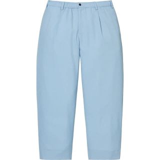 送料無料/プレゼント付♪ 32 水色 Supreme Pleated Trouser Slate Blue