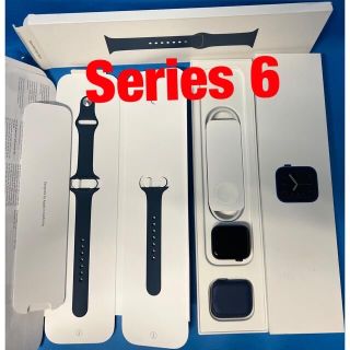 アップルウォッチ(Apple Watch)の美品Apple Watch Series6 GPS 40mm  ブルー(腕時計(デジタル))