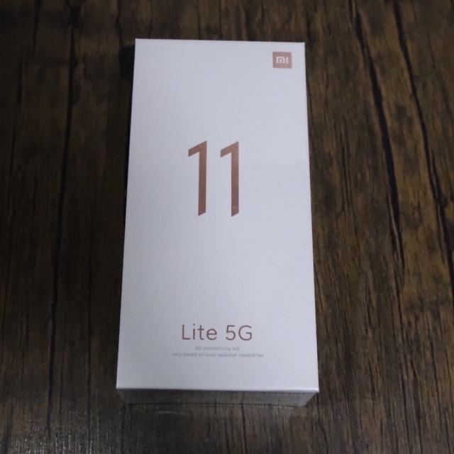 ANDROID(アンドロイド)のXiaomi  Mi11Lite5G ブラック　未使用未開封SIMフリー スマホ/家電/カメラのスマートフォン/携帯電話(スマートフォン本体)の商品写真