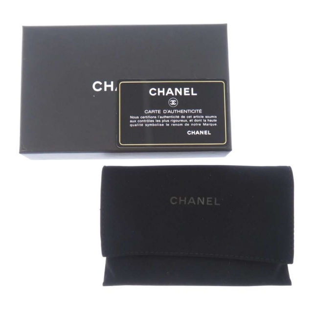 シャネル カードケース マトラッセ ラムスキン A01745 CHANEL 定期入れ