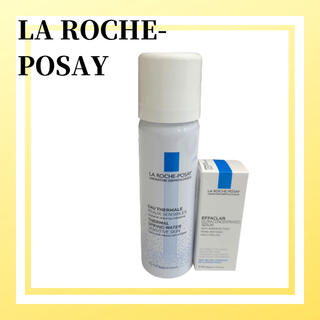 LA ROCHE-POSAY - ラロッシュポゼ ターマルウォーター 50g ピールケアセラム3ml 美容液