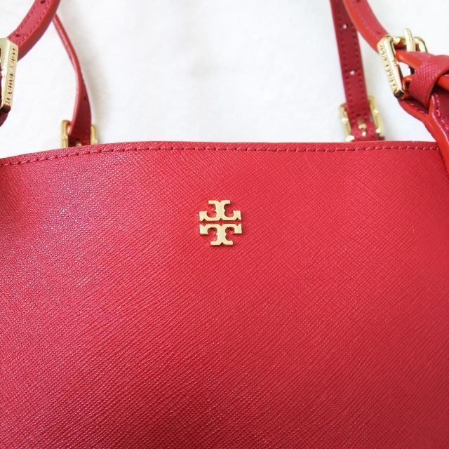 未使用に近い】トリーバーチ TORY BURCH トートバッグ ＰＶＣ 赤