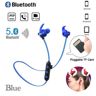 Bluetooth 5.0 イヤホン 両耳 ワイヤレス マイク TF無線(ヘッドフォン/イヤフォン)