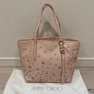 ジミーチュウ(JIMMY CHOO)の美品！ ☆ジミーチュウ☆ JIMMY CHOO サシャ スタッズ トートバッグ(トートバッグ)