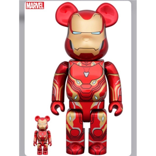 MEDICOM TOY(メディコムトイ)のyaya0421様専用　BE@RBRICK IRON MAN MARK 50 エンタメ/ホビーのフィギュア(その他)の商品写真