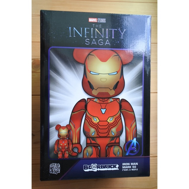 MEDICOM TOY(メディコムトイ)のyaya0421様専用　BE@RBRICK IRON MAN MARK 50 エンタメ/ホビーのフィギュア(その他)の商品写真