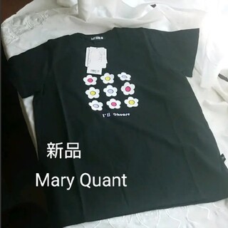 マリークワント(MARY QUANT)の新品 マリークワント Tシャツ 黒 7480円(Tシャツ(半袖/袖なし))