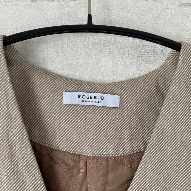 ROSE BUD - 定価¥13750美品✦ ROSE BUD スリーブレスジャケット ROSE BUD - 定価¥13750美品✦ ROSE BUD スリーブレスジャケット
