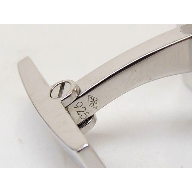 最安値に挑戦 Cartier - カルティエ ☆ 2C ロゴ カフス SV925 スクエア