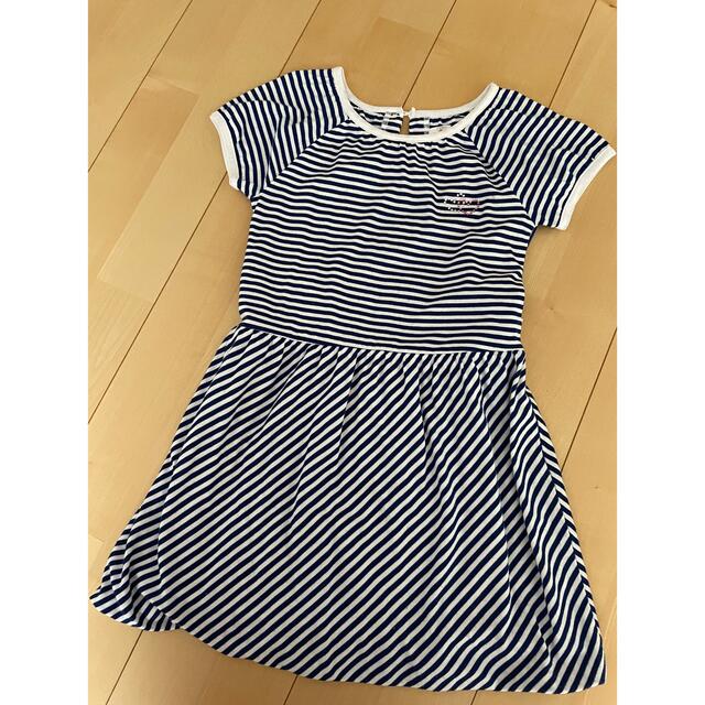 motherways(マザウェイズ)のマザウェイズ　ボーダー　ワンピース キッズ/ベビー/マタニティのキッズ服女の子用(90cm~)(ワンピース)の商品写真