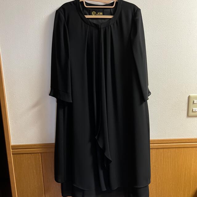 最高級のスーパー 東京ソワール　ブラックフォーマルワンピース 礼服/喪服