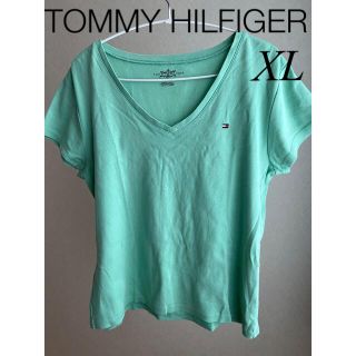 トミーヒルフィガー(TOMMY HILFIGER)のTOMMY HILFIGER Tシャツ　Vネック　大きいサイズ(Tシャツ(半袖/袖なし))