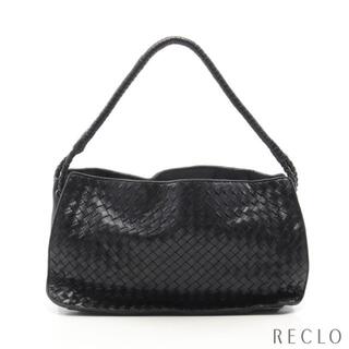 ボッテガヴェネタ(Bottega Veneta)のボッテガヴェネタ イントレチャート ワンショルダーバッグ レザー ブラック(ショルダーバッグ)