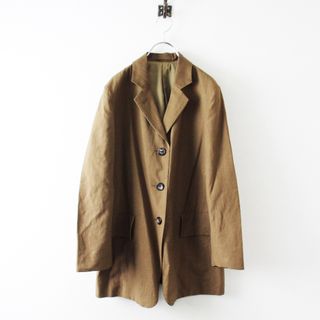 マーガレットハウエル(MARGARET HOWELL)の定価7.5万 2021SS MARGARET HOWELL マーガレットハウエル SOFT WOOL LINEN ウールリネンジャケット 1/ブラウン【2400012798366】(その他)