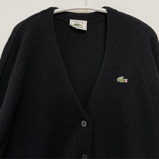 新作格安】 LACOSTE - LACOSTE ラコステ ニットカーディガン ブラック