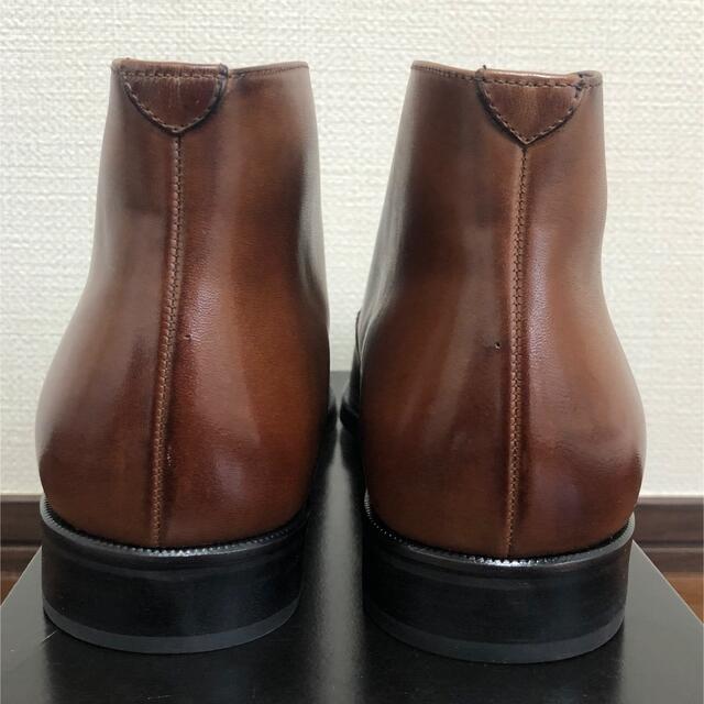 YUMI KATSURA(ユミカツラ)の新品 桂由美 YUMI KATSURA 牛革 ビジネス チャッカーブーツ 日本製 メンズの靴/シューズ(ブーツ)の商品写真