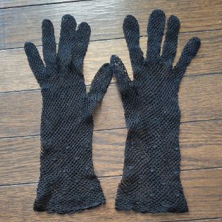 黒レース編み手袋(その他)