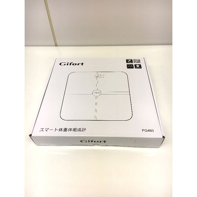 体重計 iPhone/Android スマホデータ管理　Gifort　新品未使用 スマホ/家電/カメラの美容/健康(体重計/体脂肪計)の商品写真