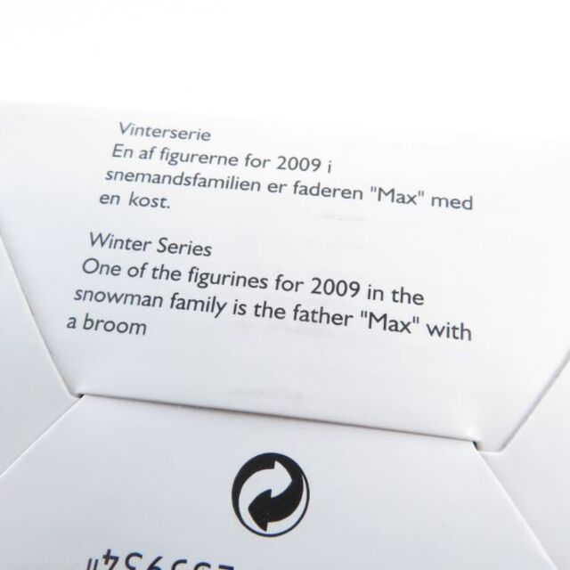 ロイヤルコペンハーゲン 2009年 スノーマン フィギュリン 置物SC5039R 5