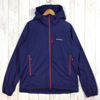 モンベル(mont bell)のMENs XL  モンベル ライトシェルパーカ ウィンドシェル ジャケット フー(登山用品)