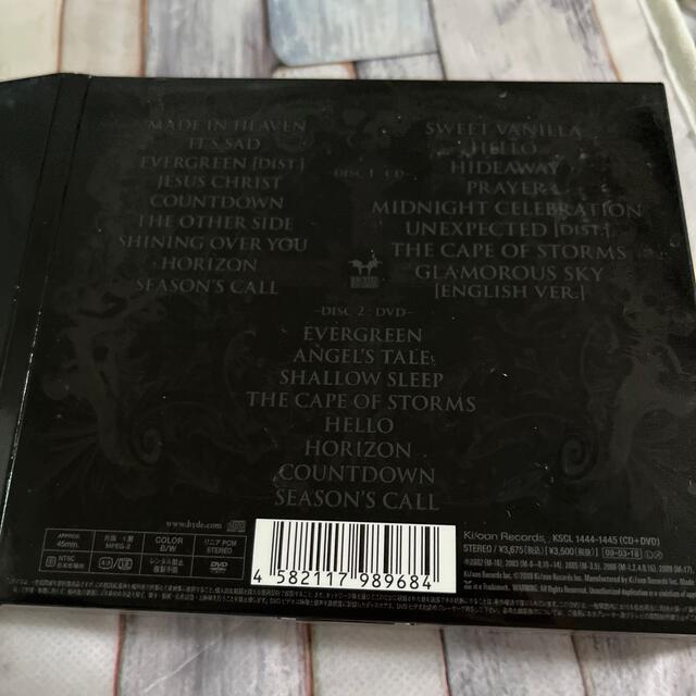 L'Arc～en～Ciel(ラルクアンシエル)のHYDE BEST アルバム　CD 初回盤 DVDつき エンタメ/ホビーのCD(ポップス/ロック(邦楽))の商品写真