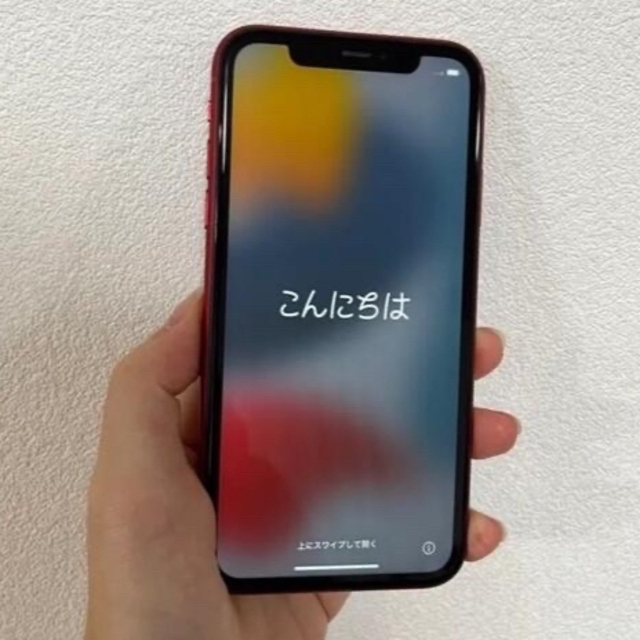 イヤホン付きiPhone11☆128GB (product)RED☆SIMフリー