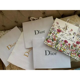 クリスチャンディオール(Christian Dior)のクリスチャンディオール　ショッパー5枚　Miss Dior(ショップ袋)