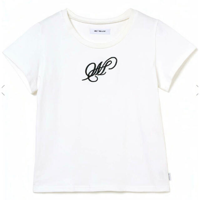 melt the lady ”M”crew neck T-shirt