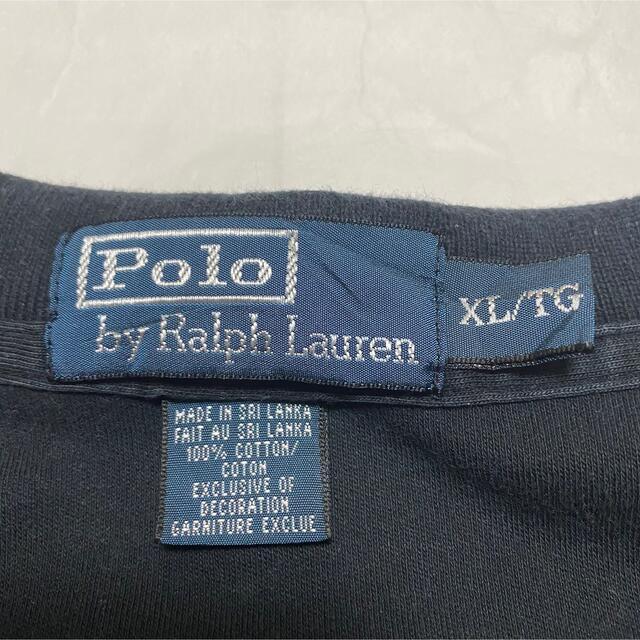 POLO RALPH LAUREN(ポロラルフローレン)の90s 古着 ポロ ラルフローレン 刺繍ロゴ XL ビッグシルエット ゆるだぼ メンズのトップス(ポロシャツ)の商品写真
