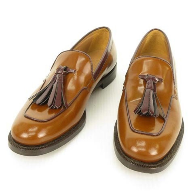 美品 タッセル ローファー スリッポン レザー シューズ 36 美品 タッセル ローファー スリッポン レザー シューズ 36