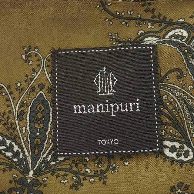 マニプリ manipuri キャミワンピース F カーキ オフホワイト グレー