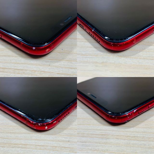 Apple(アップル)のSimﾛｯｸ解除済 iPhoneXR 128GB Red 418 スマホ/家電/カメラのスマートフォン/携帯電話(スマートフォン本体)の商品写真