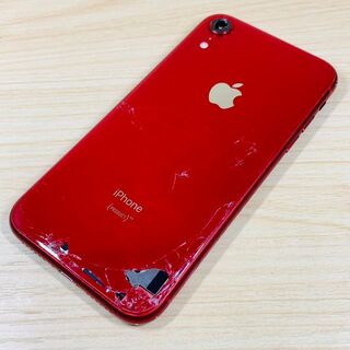 アップル(Apple)のSimﾛｯｸ解除済 iPhoneXR 128GB Red 418(スマートフォン本体)