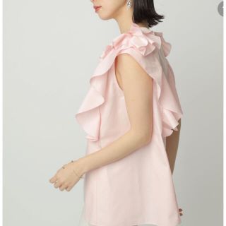 美品 CADUNE カデュネ スイートピーブラウス