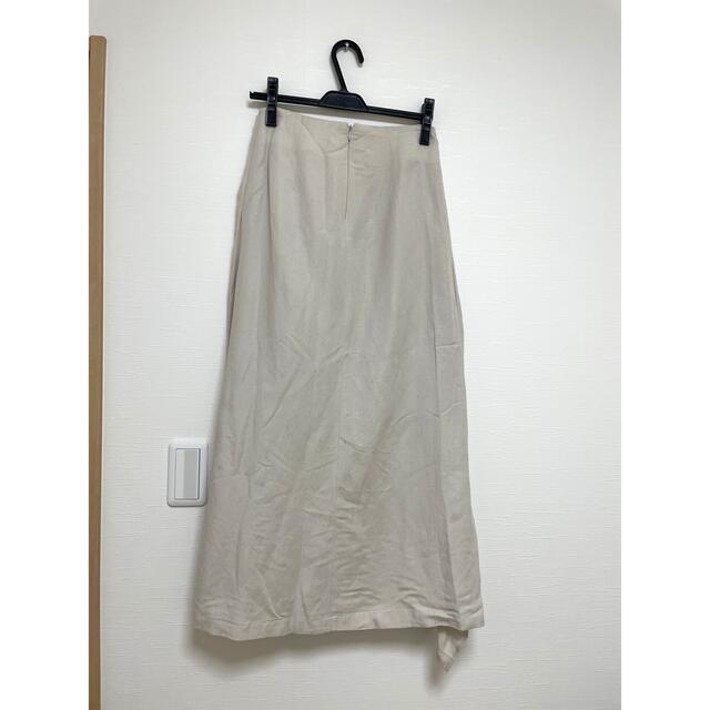 UNITED ARROWS(ユナイテッドアローズ)のノットラップマキシスカート　ロングスカート　ユナイテッドアロウズ レディースのスカート(ロングスカート)の商品写真