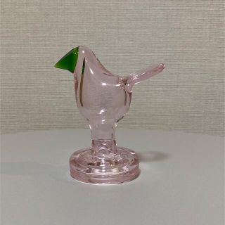 イッタラ(iittala)のsieppo ペールピンクxグリーン(置物)