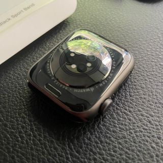 Apple Watch 6 44mm GPSブルーアルミニウムバッテリー100% をお手頃な