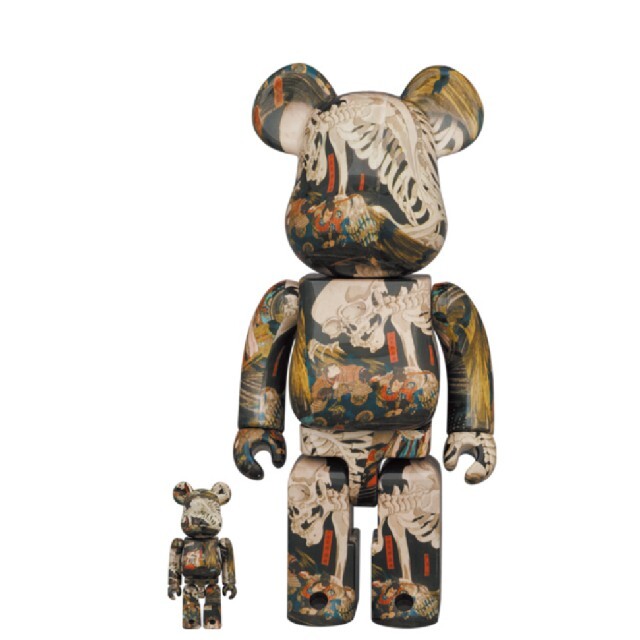 BE@RBRICK 歌川国芳 相馬の古内裏 100% 400%