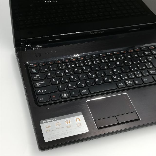 新品SSD ノートPC Lenovo G570 4GB RW 無線 Win10