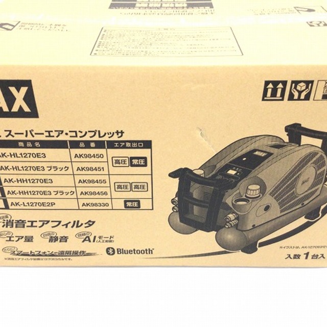 マックス/MAXエアコンプレッサーAK-HL1270E3 自動車/バイクのバイク(工具)の商品写真