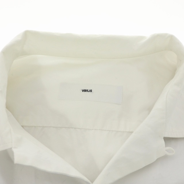 TOGA(トーガ)のトーガ ヴィリリース プリント オープンカラーシャツ 半袖 44 白 メンズのトップス(シャツ)の商品写真